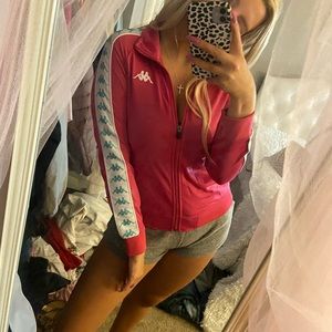 💓 NWT Pink and blue Kappa jacket 💓